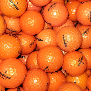 Bridgestone Orange Mix Used Golf Balls | Foundgolfballs.com