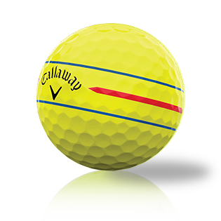 Callaway Chrome Soft Triple Track 360 Yellow Used Golf Balls - Foundgolfballs.com