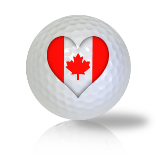 I Love Canada Golf Balls - Found Golf Balls