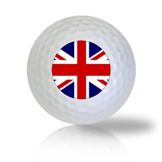 Britain Flag Golf Balls - Found Golf Balls