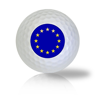 Europe Flag Golf Balls - Found Golf Balls