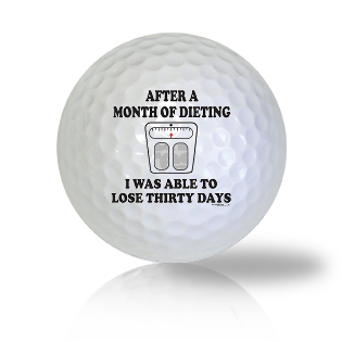 Funny Golf Ball, Personalized Golf Ball, Color Printed Golf Balls