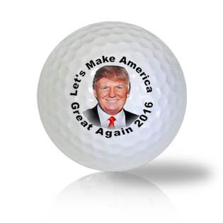 Trump 2016 Let's Make America Great Again Golf Balls Used Golf Balls - Foundgolfballs.com