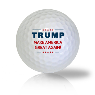 Donald Trump Let's Make America Great Again Golf Balls Used Golf Balls - Foundgolfballs.com