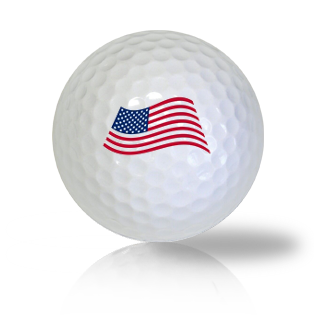 America Flag Golf Balls - Found Golf Balls
