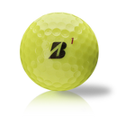Custom Bridgestone Tour B RX Mindset Yellow 2024 Used Golf Balls - Foundgolfballs.com
