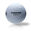 Bulk NEW Bridgestone Black Stripe Practice Range Balls Used Golf Balls - Foundgolfballs.com