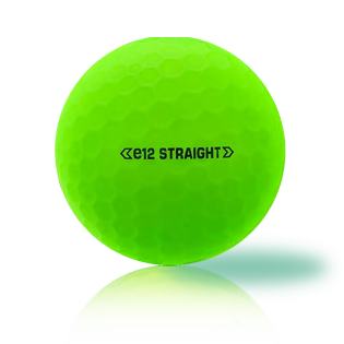 Custom Bridgestone e12 Straight Mindset Matte Lime 2025 Used Golf Balls - Foundgolfballs.com