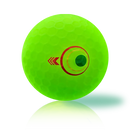 Custom Bridgestone e12 Straight Mindset Matte Lime 2025 Used Golf Balls - Foundgolfballs.com