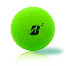 Custom Bridgestone e12 Straight Mindset Matte Lime 2025 Used Golf Balls - Foundgolfballs.com