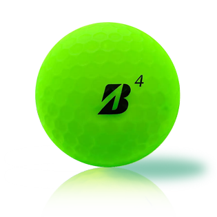 Custom Bridgestone e12 Straight Mindset Matte Lime 2025 Used Golf Balls - Foundgolfballs.com