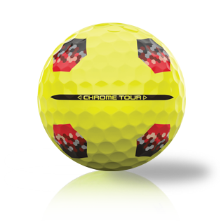 Callaway Chrome Tour TruTrack Yellow 2024 Used Golf Balls - Foundgolfballs.com