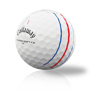 Custom Callaway Chrome Soft X LS Triple Track 2022 Used Golf Balls - Foundgolfballs.com
