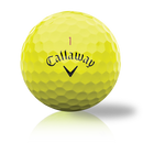 Custom Callaway Chrome Tour Yellow 2024 Used Golf Balls - Foundgolfballs.com