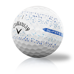 Callaway Supersoft Splatter 360 Blue Used Golf Balls - Foundgolfballs.com