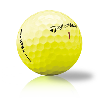 TaylorMade TP5 X Yellow 2024 used golf balls - Foundgolfballs.com