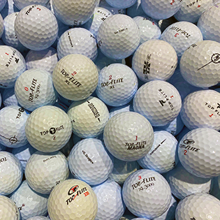 Custom Top Flite Mix Used Golf Balls - Foundgolfballs.com