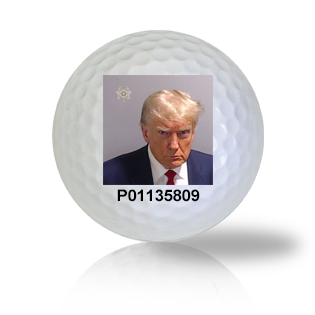 Donald Trump Mug Shot Golf Balls Used Golf Balls - Foundgolfballs.com