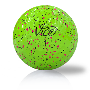 Vice Pro Air Neon Drip Red And Black Used Golf Balls - Foundgolfballs.com