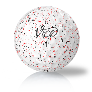 Vice Pro Air Drip Red And Black Used Golf Balls - Foundgolfballs.com