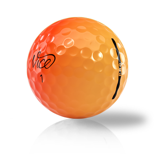 Custom Vice Pro Shade Red to Orange Used Golf Balls - Foundgolfballs.com