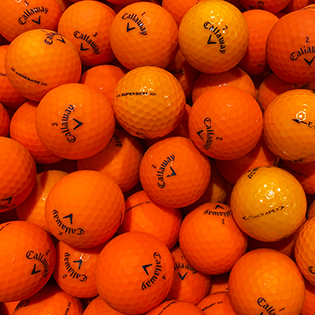 Callaway Orange Mix Used Golf Balls - Foundgolfballs.com