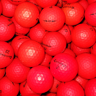 TaylorMade Red Mix Used Golf Balls - Foundgolfballs.com