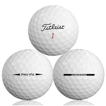 Custom Titleist Pro V1X 2020 Refinished (Straight Line) Used Golf Balls - Foundgolfballs.com