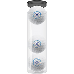 Custom Packaging - 4 Tubes Of 3 Balls Each (Holds One Dozen Balls) Used Golf Balls - Foundgolfballs.com