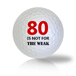 Age Of 80 Golf Balls - Found Golf Balls