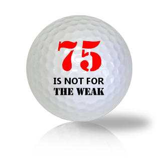 Age Of 75 Golf Balls - Found Golf Balls