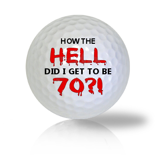 Age Of 70 Golf Balls - Found Golf Balls