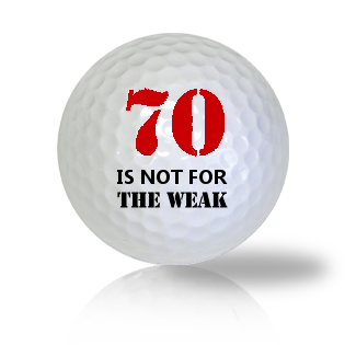Age Of 70 Golf Balls - Found Golf Balls