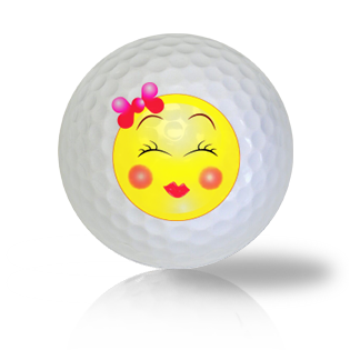 All Dolled Up Emoticon Golf Balls Used Golf Balls - Foundgolfballs.com