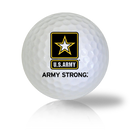 U.S. Army Strong Logo Golf Balls Used Golf Balls - Foundgolfballs.com
