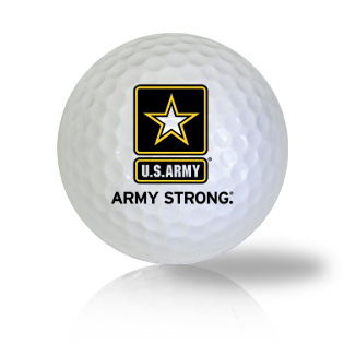 U.S. Army Strong Logo Golf Balls Used Golf Balls - Foundgolfballs.com