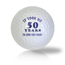 Happy 50th Birthday Golf Balls - Found Golf Balls
