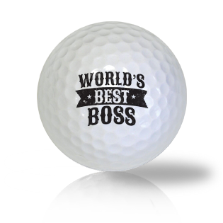 World's Best Boss Golf Balls - Found Golf Balls