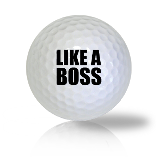 Like A Boss Golf Balls - Found Golf Balls