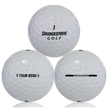 Custom Bridgestone B330 Refinished (Straight Line) Used Golf Balls - Foundgolfballs.com