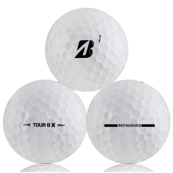 Custom Bridgestone Tour B X Refinished (Straight Line) Used Golf Balls - Foundgolfballs.com