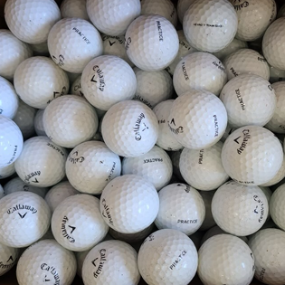 Bulk Callaway Mix Practice Range Balls Used Golf Balls - Foundgolfballs.com