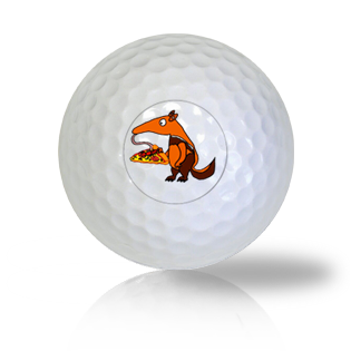 Anteater Having a Pizza Golf Balls Used Golf Balls - Foundgolfballs.com