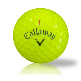 Bulk Callaway Chrome Soft Yellow Practice Range Balls Used Golf Balls - Foundgolfballs.com