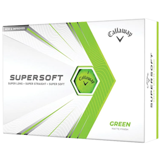 Callaway Supersoft Bold Matte Lime (New In Box) Used Golf Balls - Foundgolfballs.com