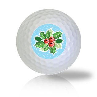 Christmas Holly Golf Balls - Found Golf Balls