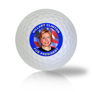 Hillary Clinton For President 2016 Golf Balls Used Golf Balls - Foundgolfballs.com