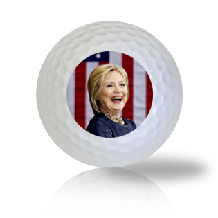 Hillary Clinton Having A Good Laugh Golf Balls Used Golf Balls - Foundgolfballs.com