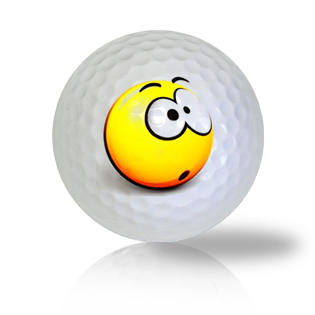 Completely Surprised Emoticon Golf Balls Used Golf Balls - Foundgolfballs.com