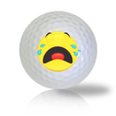 Crying Hard Emoticon Golf Balls Used Golf Balls - Foundgolfballs.com